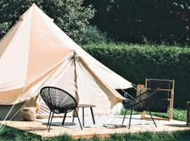 Glamping op boutique camping Whanau, luxusní stan v destinaci Rutten