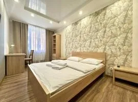ApartPoltava Cучасні 2-кімн апартаменти з великою кутовою ванною ЦЕНТР МІСТА