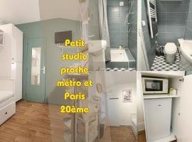 #1 Petit studio près du métro L9, hotel di Bagnolet