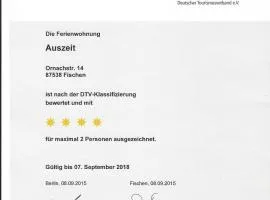 Ferienwohnung Auszeit