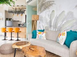 Tree of Life Penthouse 3BR w Gym Pool Sauna More, casa de campo em Manila