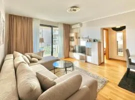 Sunset Poolside Retreat BlueH