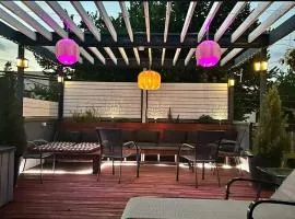 The Banksy-Greystone Rooftop Firepit United Center
