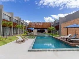 Villa Naluri Frente Mar em Japaratinga por Quarto à Vista