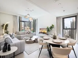 High-Rise Chic, Burj Crown, Opera Boulevard View, by Dubai Mall