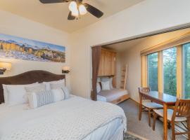 Charming Studio w Kitchenette, Hot Tub Near River condo, hotel a Telluride