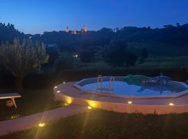 New apartment immersed in nature with pool