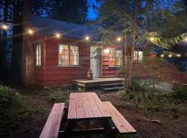 Springbrook · Cozy 2BR Mt. Hood Cabin, Fireplace & Retro Kitchen