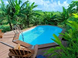 Kaz a Klemence Gite creole avec piscine et table dhotes a Anse Bertrand