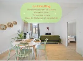 Lion King Appart 65 m2 tout inclus, rénové, Calme, parking facile