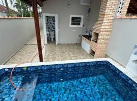 Casa na praia com piscina e Wi-fi