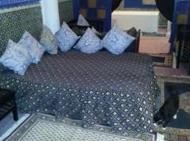 Riad Dar Kader chambre bleue