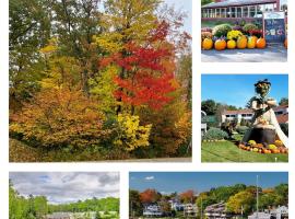 Fall Cottage that Sleeps 6 with 2 Bedrooms Sun Room Jaccuzi 1 Mile to Beach!