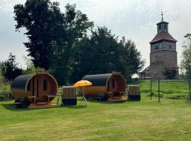 Heinrich's Schlaffässer im Nuthegarten, chata v destinaci Walternienburg