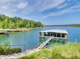 Greers Ferry Lakefront Home with Deck and Boat Slips!