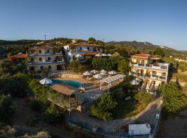 Pantheon Apartments & Studios, hotel rom&acirc;ntico em Marathokampos