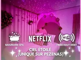Romantic Room - Balnéo - Ciel Etoilé - Free Wifi - Netflix - Hyper Centre