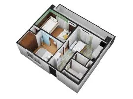 703 Family room Near Kiowa station walk 1min