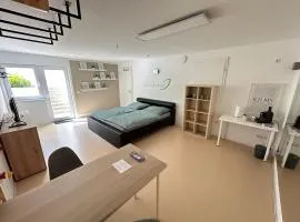 Inspirierendes Sport-Motto-Zimmer am Kocher-Jagst Radweg nähe Heilbronn