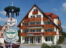Hotel-Landpension Postwirt, hótel með bílastæði í Kirchensittenbach