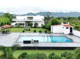 2 BHK Elegant Villa with Scenic View, Pool & BBQ at Udaipur
