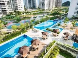 Apartamento um quarto Ilha Pura, Rio Centro, próx Parque Olímpico