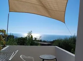 Bilocale con terrazzo vista mare al tramonto Forio -La Strelizia