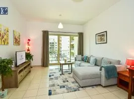 Luxury Escapes - Spacious 1BR with Pool view - Ghozlan 2 The Greens