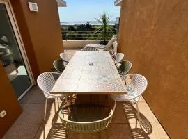 Cocon d'Ingril Penthouse vue mer