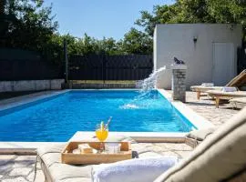 House Runjic w pool large garden and playground