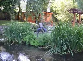 Traditional Log Cabin next to Harry Potter Studios