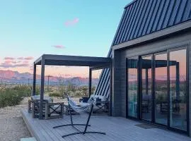 Stardust Big Bend Luxury A-Frame#2 with a fab view