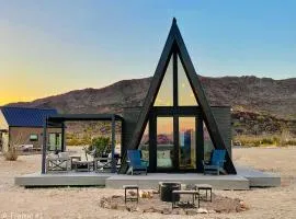 Stardust Big Bend Luxury A-Frame#10 with a fab view