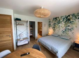 Chez Isabelle, camera con cucina a Failly