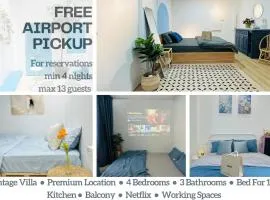 Heart of Hoan Kiem-RARE 5BR Private house unique design travel hub 13pax