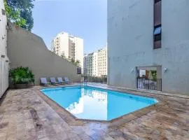 Residence Real Copacabana - 120 - Piscina, Academia e Varanda com Vista