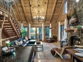 Family-Friendly Blue Ridge Cabin Hot Tub, Game Room, Firepit, Near River