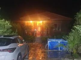 wooden villa