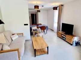 Appartement cosy 2 pièces à Plagne Montalbert, proche pistes et commerces, avec garage et wifi - FR-1-755-19