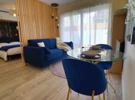 L Ecrin Bleu maison studio neuve jardin et clim, hôtel à Colombes