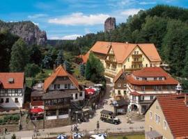 Amselgrundschlösschen, hotel v destinaci Kurort Rathen