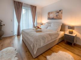 Viesnīca Traumhaftes Apartment -Balkon -Hängesessel -WiFi pilsētā Fīrsene