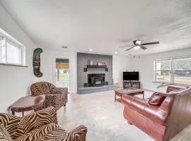 Steps to the Lake Eufaula Home with Game Room!