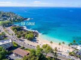 Magic Sands Beach view, 2B2B, AC, Pool, Sleeps 6, vila v destinaci Kailua-Kona