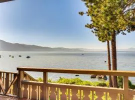 Lake Tahoe Gem with Furnished Deck and Water Views!