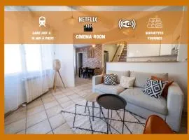 Maison de Brique- CINEMA ROOM-BABY-FOOT - 10min à pieds Gare RER A- TRÈS PROCHE ARENA LA DEFENSE ET PARIS