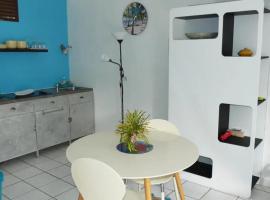 Studio confortable à La Trinité 30 m² avec vue mer et jardin, hotel in La Trinité