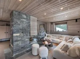 Luxueux chalet 6 chambres avec jacuzzi et home-cinéma à Megève, proche centre - FR-1-569-93