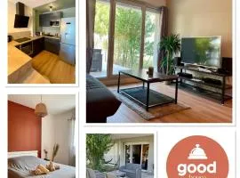 L'Ovalie Appartement T2 CLIMATISÉ et JARDIN