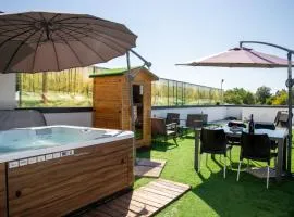 Rooftop Home With Whirlpool & Sauna - Happy Rentals